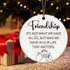 Friendship Ornament, Friends Christmas Ornaments 2025, Friend Ornaments for Women - Friendship Gifts for Women, Best Friend, Xmas Gifts for Friends