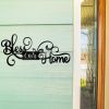 Bless This Home Wall Decor God Bless This Home Decor Sign Black Metal Wall Decorations 12.8 x 5.9 Inches for Farmhouse Entryway Living Room Kitchen Di