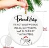 Friendship Ornament, Friends Christmas Ornaments 2025, Friend Ornaments for Women - Friendship Gifts for Women, Best Friend, Xmas Gifts for Friends