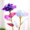 Artificial Purple Rose Flower Gifts for Mothers Day Mom Gifts, Purple Eternity Rose Glass Forever Flowers for Mom from Daughter Mother's Day