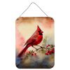 NEW Cardinal Wall or Door Hanging Prints Aluminum Metal Sign Kitchen Wall Bar Bathroom Plaque Home Decor Front Door Plaque, 12x16, Multicolor