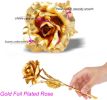 Artificial Purple Rose Flower Gifts for Mothers Day Mom Gifts, Purple Eternity Rose Glass Forever Flowers for Mom from Daughter Mother's Day