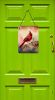 NEW Cardinal Wall or Door Hanging Prints Aluminum Metal Sign Kitchen Wall Bar Bathroom Plaque Home Decor Front Door Plaque, 12x16, Multicolor